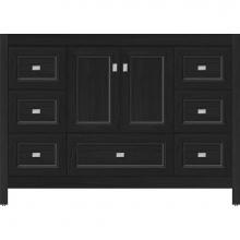 Strasser Woodenwork 52.393 - 48 X 18.5 X 34.5 Alki Essence Vanity Ogee Miter Midnight Oak Sb