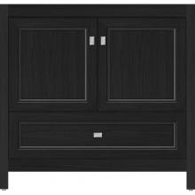 Strasser Woodenwork 52.410 - 36 X 21 X 34.5 Alki Essence Vanity Ogee Miter Midnight Oak Std