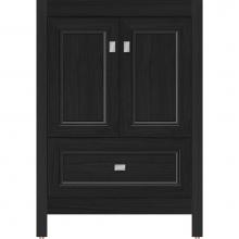 Strasser Woodenwork 52.405 - 24 X 18.5 X 34.5 Alki Essence Vanity Ogee Miter Midnight Oak Std