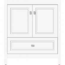 Strasser Woodenwork 52.221 - 30 X 18.5 X 34.5 Alki Essence Vanity Ogee Miter Sat White Std