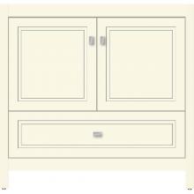 Strasser Woodenwork 52.254 - 36 X 21 X 34.5 Alki Essence Vanity Ogee Miter Sat Biscuit Std