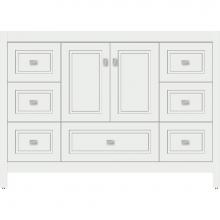 Strasser Woodenwork 52.445 - 48 X 18.5 X 34.5 Alki Essence Vanity Ogee Miter Powder Grey Sb