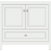 Strasser Woodenwork 52.462 - 36 X 21 X 34.5 Alki Essence Vanity Ogee Miter Powder Grey Std