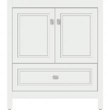 Strasser Woodenwork 52.459 - 30 X 18.5 X 34.5 Alki Essence Vanity Ogee Miter Powder Grey Std