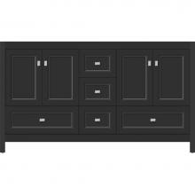 Strasser Woodenwork 52.202 - 60 X 21 X 34.5 Alki Essence Vanity Ogee Miter Sat Black Db