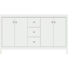 Strasser Woodenwork 53.724 - 60 X 18.5 X 34.5 Alki View Vanity Slab Powder Grey Db