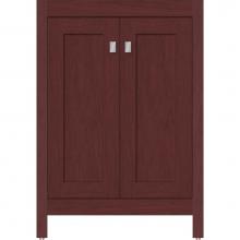 Strasser Woodenwork 53.565 - 24 X 21 X 34.5 Alki View Vanity Shaker Dk Cherry Std