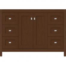 Strasser Woodenwork 53.397 - 48 X 21 X 34.5 Alki View Vanity Shaker Pecan Cherry Sb