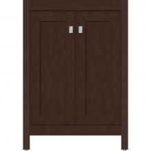 Strasser Woodenwork 53.488 - 24 X 18.5 X 34.5 Alki View Vanity Shaker Choc Cherry Std