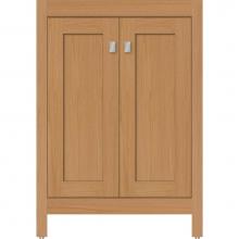 Strasser Woodenwork 52.915 - 24 X 18.5 X 34.5 Alki View Vanity Shaker Nat Oak Std