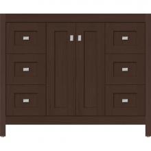 Strasser Woodenwork 52.570 - 42 X 21 X 34.5 Alki View Vanity Shaker Choc Oak Sb