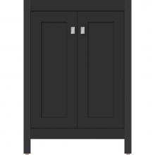 Strasser Woodenwork 53.644 - 24 X 18.5 X 34.5 Alki View Vanity Shaker Sat Black Std