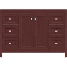 Strasser Woodenwork 53.606 - 48 X 18.5 X 34.5 Alki View Vanity Deco Miter Dk Cherry Sb