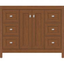 Strasser Woodenwork 53.167 - 42 X 18.5 X 34.5 Alki View Vanity Deco Miter Cinn Cherry Sb