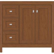 Strasser Woodenwork 53.188 - 36 X 18.5 X 34.5 Alki View Vanity Deco Miter Cinn Cherry Lh