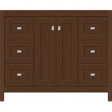 Strasser Woodenwork 53.451 - 42 X 21 X 34.5 Alki View Vanity Deco Miter Pecan Cherry Sb