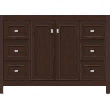 Strasser Woodenwork 53.528 - 48 X 18.5 X 34.5 Alki View Vanity Deco Miter Choc Cherry Sb