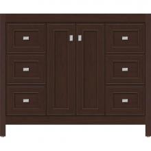 Strasser Woodenwork 53.529 - 42 X 21 X 34.5 Alki View Vanity Deco Miter Choc Cherry Sb