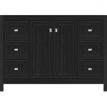 Strasser Woodenwork 52.994 - 48 X 21 X 34.5 Alki View Vanity Deco Miter Midnight Oak Sb