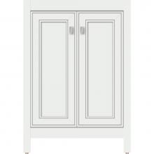 Strasser Woodenwork 53.773 - 24 X 21 X 34.5 Alki View Vanity Deco Miter Powder Grey Std