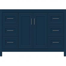 Strasser Woodenwork 58-112 - 48 X 18.5 X 34.5 Alki View Vanity Deco Miter Lapis Night Sb