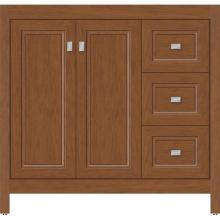 Strasser Woodenwork 53.821 - 36 X 21 X 34.5 Alki View Vanity Ogee Miter Cinn Cherry Rh