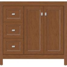 Strasser Woodenwork 53.822 - 36 X 21 X 34.5 Alki View Vanity Ogee Miter Cinn Cherry Lh