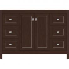 Strasser Woodenwork 54.074 - 48 X 18.5 X 34.5 Alki View Vanity Ogee Miter Choc Cherry Sb