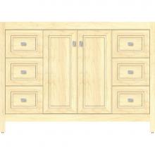 Strasser Woodenwork 53.812 - 48 X 18.5 X 34.5 Alki View Vanity Ogee Miter Nat Maple Sb