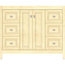 Strasser Woodenwork 53.973 - 42 X 18.5 X 34.5 Alki View Vanity Ogee Miter Nat Maple Sb