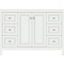 Strasser Woodenwork 54.151 - 48 X 21 X 34.5 Alki View Vanity Ogee Miter Powder Grey Sb