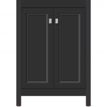 Strasser Woodenwork 54.137 - 24 X 21 X 34.5 Alki View Vanity Ogee Miter Sat Black Std