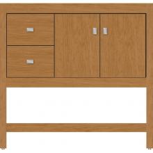 Strasser Woodenwork 51.187 - 36 X 21 X 34.5 Alki Spa Vanity Slab Nat Cherry Lh