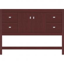 Strasser Woodenwork 51.171 - 48 X 18.5 X 34.5 Alki Spa Vanity Slab Dk Cherry Sb