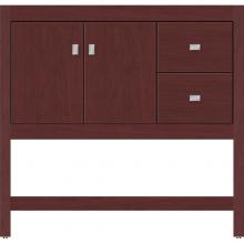 Strasser Woodenwork 51.203 - 36 X 18.5 X 34.5 Alki Spa Vanity Slab Dk Cherry Rh