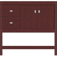 Strasser Woodenwork 51.189 - 36 X 21 X 34.5 Alki Spa Vanity Slab Dk Cherry Lh