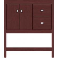 Strasser Woodenwork 51.235 - 30 X 18.5 X 34.5 Alki Spa Vanity Slab Dk Cherry Rh