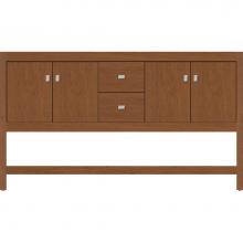 Strasser Woodenwork 51.245 - 60 X 21 X 34.5 Alki Spa Vanity Slab Cinn Cherry Db