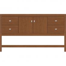 Strasser Woodenwork 51.268 - 60 X 21 X 34.5 Alki Spa Vanity Slab Cinn Cherry Sb