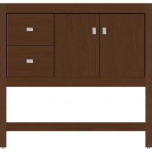 Strasser Woodenwork 54.501 - 36 X 21 X 34.5 Alki Spa Vanity Slab Pecan Cherry Lh