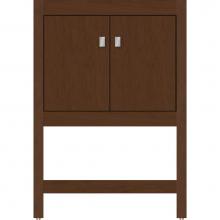 Strasser Woodenwork 54.508 - 24 X 18.5 X 34.5 Alki Spa Vanity Slab Pecan Cherry Std