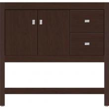Strasser Woodenwork 51.157 - 36 X 21 X 34.5 Alki Spa Vanity Slab Choc Cherry Rh