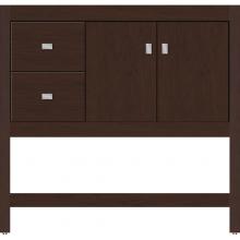 Strasser Woodenwork 51.160 - 36 X 18.5 X 34.5 Alki Spa Vanity Slab Choc Cherry Lh