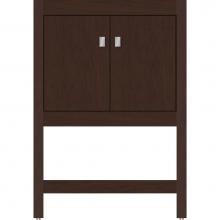 Strasser Woodenwork 51.168 - 24 X 18.5 X 34.5 Alki Spa Vanity Slab Choc Cherry Std