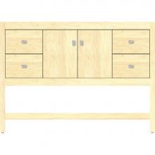 Strasser Woodenwork 51.169 - 48 X 21 X 34.5 Alki Spa Vanity Slab Nat Maple Sb