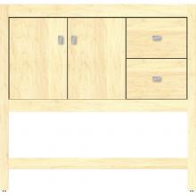 Strasser Woodenwork 51.192 - 36 X 21 X 34.5 Alki Spa Vanity Slab Nat Maple Rh