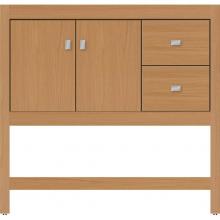 Strasser Woodenwork 51.514 - 36 X 21 X 34.5 Alki Spa Vanity Slab Nat Oak Rh