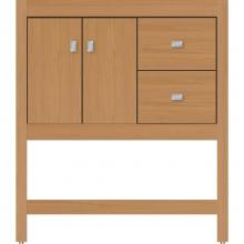 Strasser Woodenwork 51.517 - 30 X 21 X 34.5 Alki Spa Vanity Slab Nat Oak Rh