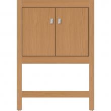 Strasser Woodenwork 51.542 - 24 X 18.5 X 34.5 Alki Spa Vanity Slab Nat Oak Std