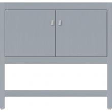 Strasser Woodenwork 51.717 - 36 X 21 X 34.5 Alki Spa Vanity Slab Silver Oak Std